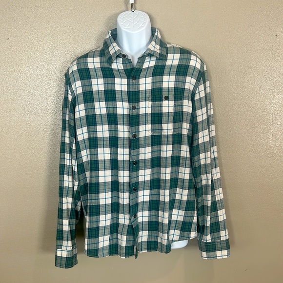 GAP men’s button down flannel size Large. - Picture 1 of 3